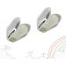 Healifty Gold-Plated Silver Grill Hip Hop Tooth Single Grill Cap - Set of 2 (Silver) - Buy Online on GoSupps.com