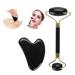 Double-Ended Obsidian Roller Massage Kit 2 Pcs Set (5.9 & 3.14) for Holistic Wellness - Buy Online on GoSupps.com