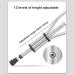GHFTCCF Foldable Underarm Crutches Aluminum Crutches for Adults Medical Adjustable Crutches with Comfortable Underarm Pads and Handles Applicable Height 140-200cm/4' 5''-6' 5'' Double The Comfort Silver 1 count - Buy Online on GoSupps.com