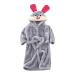 Miyanuby Baby Boys Girls Bathrobe Soft Flannel Langarm Animal Hoodie Morning Mantle Night Lashing Homewear For Children Baby Boys Gift 3-4 Years #2 Rabbits