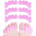 4 Pairs Toe Spreader for Men & Women - Gel Bunion Corrector & 2-Toe Separator - Orthotic Tool for Left & Right Foot - Pink - Buy Online on GoSupps.com
