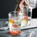 ALINK Glass Smoothie Straws - Pack of 8 | 10x10mm Long Reusable Drinking Straws with Cleaning Brushes - Buy Online on GoSupps.com