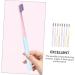 Homsfou 8-St Macaron Toothbrush - Travel Tooth Hygiene & Oral Care for Adults | Sleeping Light & Fabric Design - Buy Online on GoSupps.com