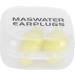Buy Comfortable Waterproof Swimming Earplugs | Reusable Silicone Noise Reduction Ear Plugs with Storage Box for Swimming Snorkeling Showering Surfing - Yellow - Buy Online on GoSupps.com