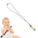 Infant Sensory Chew Pendant 5pcs Set - High Temp Resistant Teething Necklace for Boys (Green) - Buy Online on GoSupps.com