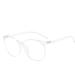 Protective glasses children blue light filter glasses without prescription gaming glasses computer-fat-fold light filter glasses false glasses glasses oval white unit size