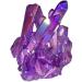 Natural Quartz Crystal Cluster Titanium Bismuth Electroplated Purple Stone Specimen Home Decor Gifts Stone Mineral Specimen (Color : 40g) - Buy Online on GoSupps.com