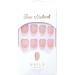 White round headed French False nails Press on Nails with Nail Tips Acrylic False Nails Cute Artificial Nails for Women and Girls - Buy Online on GoSupps.com