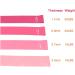 Pink gradient series Resistance Bands Skin-Friendly Resistance Fitness Exercise Loop Bands - Buy Online on GoSupps.com