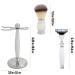 Buy Union Razors SS2 Three Piece Shave Kit - Razor Shaving Brush & Stand - White | International Shipping Available - Buy Online on GoSupps.com