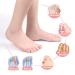 Gel Toe Spreader for Men & Women - 3 Pairs Fabric Toe Correction Pads for Hammer Toe & Overlapping Toe Pain Relief - Buy Online on GoSupps.com