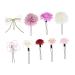 DOITOOL 1 Set Japanese-style hair clip plant hair stick set preserved flower artificial flower purple the flowers french barrette hair clips bridal hair clip polyester iron