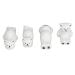 Cute Bear Nail Art Pen Holder Ceramic Material Stable Base Set of 4 Nail Art Pen Bracket Desktop Organizer for Home and Salon