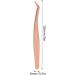 Sonew Eyelash Tweezers Stainless Steel Ergonomic Extension Tool for Eyelashes and Makeup Precision Clamping Rose Gold (Short Oblique Tweezer) Sonewz8a6i5ospc-12 - Buy Online on GoSupps.com