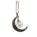 CALLARON Necklaces Moon Necklace Women Necklace Women Chain Dandelion Jewelry Miss
