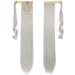 Clip in Ponytail Extension Wrap Around Long Straight Pony Tail Hair 26 Inch Synthetic Hairpiece Hair Piece for Girl Lady Woman Silver Gray - Buy Online on GoSupps.com