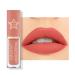 INTEROOKIE Natural Moisturizing Lip Gloss with ThreeDimensional Matte Finish and Long Stay NonFading Pearl Lipstick 01