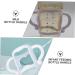 Toyvian 2pcs Bottle Handle Toys for Hands Free Bottle Drink Bottle with Handle Bottle Holder Grip Bottles Catcher Feeding Bottle Travel Cup White - Buy Online on GoSupps.com
