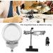 Magnifier with Led Light Alligator Clamp Auxiliary Clip Sturdy Base Dimmable High Clearility for Close Work Reading - Buy Online on GoSupps.com