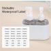 Donubiiu Portable Travel Bottle Set - Mini Shampoo & Conditioner Dispenser (2 in 1 Beige) Ideal Travel Container for Toiletries - Buy Online on GoSupps.com