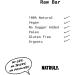 NATRULY Organic Cocoa Energy Bars No Added Sugar 100% Natural and Organic Gluten Free Vegan - Pack 12x40g - Buy Online on GoSupps.com
