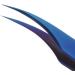 Blue Stainless Steel Curved Eyelash Tweezers for False Eyelash Extensions - Precision Beauty Tool | International Shipping - Buy Online on GoSupps.com