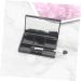 FOMIYES 4pcs Box Makeup Eyeshadow Highlighters Cosmetic Empty Eyeshadow Palette Matchbox Mini Blush Powder 4.5X7.2CM Black 2 - Buy Online on GoSupps.com