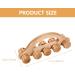 GLEAVI 4pcs Wooden Roller Massage Tools | Soothing Neck Massagers for Relaxation & Pain Relief - International Shipping Available - Buy Online on GoSupps.com
