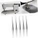 Beavorty 10PC Eyelash Tweezers Grade Stainless Steel Tip Tweezers Straight Thick Eyelash Tool Tweezers for Eyebrows Point Tweezers Eyelashes tweezer Sewing Tool Pointy Sewing Clips - Buy Online on GoSupps.com