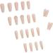 24Pcs Pink Gradient Rhinestone Coffin Press-On Nails - Long Ballerina False Nails for Women and Girls - Buy Online on GoSupps.com