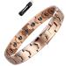 Prostapower Magnetic Copper Band Adjustable Length Fashion Bracelet Prostapower Copper Wristband for Men and Women
