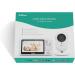 Taktark Baby Monitor with Camera - 4.3 Video Babyphone Night Vision Intercom Digital Zoom & Temperature Monitoring - BM612-EU - Buy Online on GoSupps.com