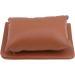 DJKYU Nail Art Pillow - Soft PU Leather Manicure Hand Arm Rest Cushion (Brown) | Essential Nail Tool Equipment - Buy Online on GoSupps.com