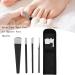 4PCS Pedicure Knife Set - Professional Foot Care Kit for Ingrown Toenail and Dead Skin Removal | Callus Shaver and Foot Scraper Tools - Stainless Steel Rasp (6.3in) - Buy Online on GoSupps.com