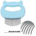 Cat & Dog Comb Massager - Pet Hair Removal Shell Comb Tool (Blue) - Buy Online on GoSupps.com