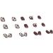 24Pcs/Set Press On Nails Leopard Bow Design Patch False Nails Acrylic Fake Nails Full Cover Nails Tips Artificial Finger Manicure Press on nails for Women and Girls - Buy Online on GoSupps.com