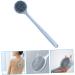 Silicone Back Scrub Brush with Handle - Bath Tub & Shower Cleaning Scrubber for Men - Buy Online on GoSupps.com