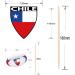 Chile Flag Rugby Ball Food & Cupcake Picks Toppers Party Decorations (14 Pack) - Buy Online on GoSupps.com