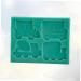 BESTonZON 3 Pcs Fudge Molds DIY Soap Mold Cake Fondant Silicone Molds for Candy Silicone Moulds Silicone Baking Mold Silicone Candy Molds Gum Cake Stencil Cookie Mold DIY Mould Car Chocolate 10.7*8.6 CMx3pcs Greenx3pcs - Buy Online on GoSupps.com