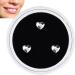 Wudaizhi 3pcs/Box Teeth Gemstone Beauty Dental Diamond Crystal Tooth Ornaments Tooth Gem Teeth Jewelry Jewel