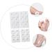 DOITOOL 4 Sheets Corn Stickers Invisible Tape Stickers Supplies Corn Protectos Pads for Foot Soft Foam Cushions Self- Adhesive Corn Cushion Pads Foot Felt Pads - Buy Online on GoSupps.com