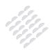 LEEQ Nose Pads for Glasses Self Adhesive 12 Pairs Stick On Soft Silicone Nosepads Non-Slip Transparent Gel Cushions 1mm Eyeglass Pads for Sunglasses Spectacles Prime