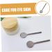 minkissy Cuill re Maquillage M tal Outil de Soin Facial R utilisable Petite Cuill re Cosm tique pour Application Pr cise de Cr mes et Masques 5.00X1.50X0.30CM argent - Buy Online on GoSupps.com