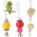 12 Packs Bird Toys Parrot Swing Toys Chewing Toys Bird Budgie Shredding Toys Colorful Hanging Bell Pet Cage Toys Hammock perch stand Suitable for Small Parakeets Conures Love Birds - Buy Online on GoSupps.com