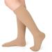 Evolyline Medical compression stockings women men 20-30 mmHg calves closed toe area support stockings compression socks thrombosis socks graded support for varicose veins edema beige m