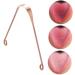 TOSSPER Copper Tongue Cleaner - Non-Gagging Metal Tongue Scraper for Unisex Oral Care | Best Dental Hygiene Tool - Buy Online on GoSupps.com