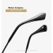 KDOQ Rimless Square Anti Blue Light Glasses for Gaming - Men & Women - Black Reduce Eyestrain & Enhance Comfort - Buy Online on GoSupps.com