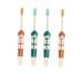 Beatifufu 4 pieces of children's toothbrush travel children's toothbrush ergonomic toothbrush tod toothbrush children's accessories household children's toothbrush ergonomic children's toothbrush toothbrush 1 piece (1 Pack) as shown