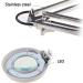 Magnifying Glass Screen 5X/8X/10X/15X/20X Magnifying lamp Folding Reading Desk Cosmetic Repair Welding White Magnifying Lens with LED Light Double The Comfort Vision Blue red white - Buy Online on GoSupps.com