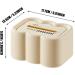 Wipes Dispenser Case | Tissue Box Wet Wipes Holder | Rectangular Wet Wipes Case with Lid for Tissue Bathroom Wet Wipes Countertop Room Night Stand Dalian Cream Color - Buy Online on GoSupps.com